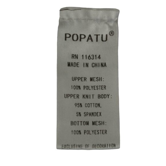 NWOT Popatu Baby Girls Tulle Dress 12M‎ Floral Striped Cotton & Polyester - Picture 6 of 7